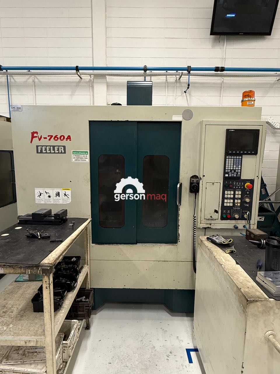 CENTRO DE USINAGEM FEELER FV-760A - ANO 2006 - 10.000 RPM